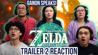 ZELDA Tears of the Kingdom February Direct TRAILER 2 REACTION  MaJeliv Reactions l Ganon Speaks [upl. by Rodney]