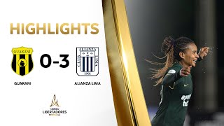 RESUMEN  GUARANÍ PAR VS ALIANZA LIMA PER 03  CONMEBOL LIBERTADORESFEM 2024 [upl. by Eniluap]