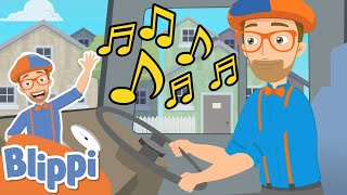 Bus Ride with Blippi  Song  Educational Songs For Kids [upl. by Yngiram]