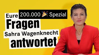 Eure Fragen – Sahra antwortet  Wagenknechts Wochenschau QampA – Teil 1 [upl. by Mandel]