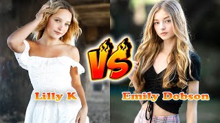 Emily Dobson VS Lilly K Transformation 👑 From Baby To 2024 [upl. by Baugh818]