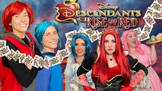 Family Sings Descendants Rise of Red Medley ❤️ Cover by SharpeFamilySingers [upl. by Artinak]