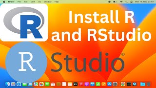 How to Install R and RStudio on Mac  MacOS 2024 [upl. by Nylitak731]