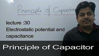 Principle of capacitorElectrostatic Capacitance Lec30 [upl. by Swee712]