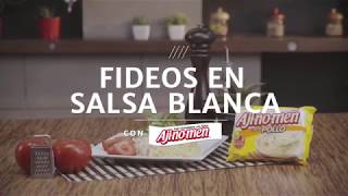 Fideos en Salsa Blanca I Ajinomen® [upl. by Nevs101]