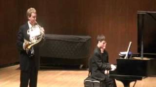 Gliere Horn Concerto 2nd mvt  Austin Larson [upl. by Ydnor]