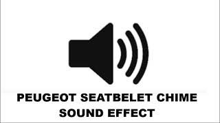 peugeot seatbelet chime sound effect [upl. by Zsuedat]