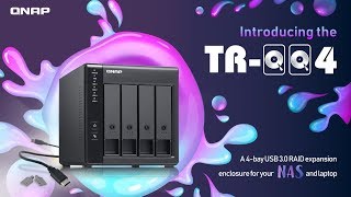 Introducing the TR004 A 4bay USB 30 RAID expansion enclosure for your NAS and laptop [upl. by Airdna801]