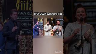 IIFA 2024 winners list shortsfeed iifa2024 winners 2024shorts trending latest iifaawards2024 [upl. by Aivatan25]