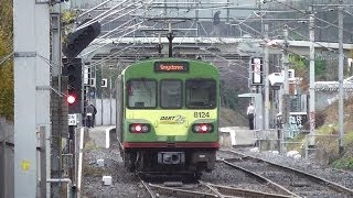 8100 Class Dart Train number 8124  Howth Junction Dublin [upl. by Radcliffe]