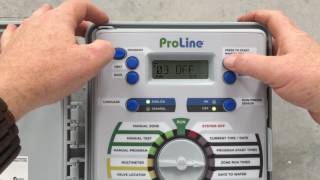 Programming the Weathermatic ProLine Controller [upl. by Lamahj]