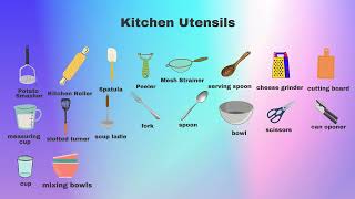 Aprende Ingles facil y rapido Mari hoy te enseña en este video los utensilios de cocina en Ingles [upl. by Alam854]