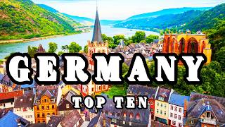 Top ten SMALL TOWNS to visit in Germany 2024 [upl. by Mahoney]