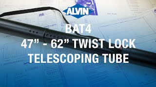 Alvin® BAT4 47quot  62quot TwistLock Telescoping Tube [upl. by Anavas194]