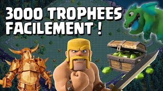 3000 trophées facilement 1000 gemmes succès MDO  Clash of Clans [upl. by Rovert971]