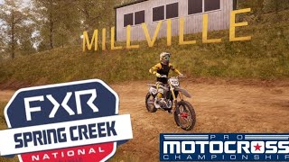 2024 AMA Motocross Spring Creek Track Preview [upl. by Aneleve]