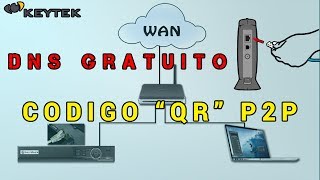 ACTIVAR DNS GRATUITO EN LA NUBE DEL DVR KEYTEK [upl. by Wanda]