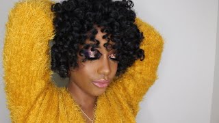 The Bounciest Curls Using Lottabody Wrap Me Foaming Mousse [upl. by Emse]