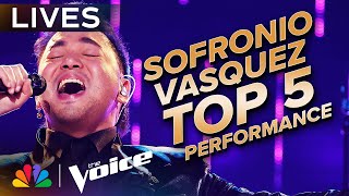 Sofronio Vasquez Performs quotUnstoppablequot By Sia  The Voice Finale  NBC [upl. by Strohl]