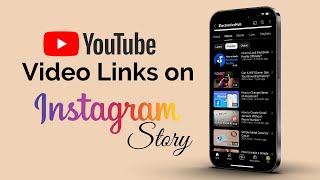 How To Share YouTube Video links On Instagram Story [upl. by Gravante]