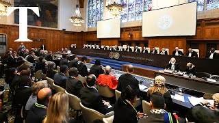 LIVE Hague Court hears arguments for Gaza genocide case [upl. by Salohcin]