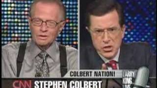 Stephen Colbert Larry King 3 of 4 41408 [upl. by Roanne824]