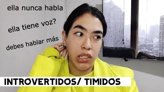 El quotsufrimientoquot de ser introvertido tímido  tener ansiedad socialpánico escénico y sobre pensar [upl. by Miller]