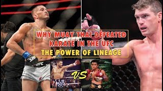 Why Muay Thai Defeated Karate in the UFC  The Power of Lineage [upl. by Idaf]