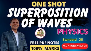 Superposition of Waves  One Shot Video for 12th Physics HSC Maharashtra State board [upl. by Yelsnit]