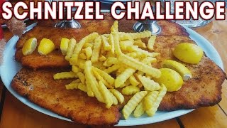 Massive Schnitzel Record Challenge in Germany [upl. by Eustasius]