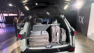 2024 Lexus TX 500 F SPORT Performance Luggage Test and Third RowRear SpaceFeatures [upl. by Soane]