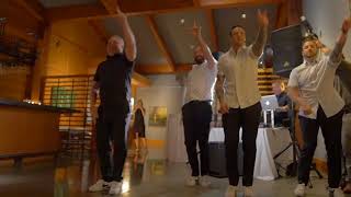 Groomsmen surprise Bride with Backstreet Boys Backstreets Back Dance [upl. by Nylirej]