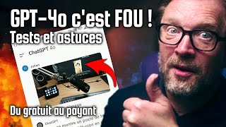 Profitez du génial GPT4O  En mode gratuit ou payant tests  astuces [upl. by Hartley]