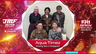 AFA x Japan Music Festival Aqua Timez Message Video animefestivalasia afasg24 [upl. by Seton]