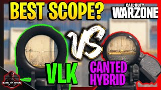 Canted Hybrid VS VLK 3x Optic in Warzone  Best for RECOIL CONTROL Stats and Testing  COD MW [upl. by Nedi]