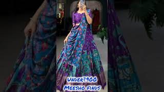 halfsarees meeshofinds meeshobrandedkurtihoul meeshofinds fashion meesho [upl. by Ronni]