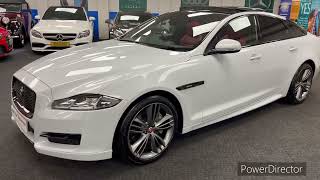 Rare Huge Spec Jaguar XJ RSport V6 Diesel in White with Black Pack [upl. by Fidele]