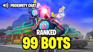 🔴 GRINDING TO UNREAL IN 99 BOTS on Fortnite [upl. by Vitkun]