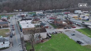 Storm damage after confirmed EF2 tornado hit Milton Kentucky [upl. by Peace]