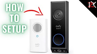 How To Setup Eufy Doorbell Camera  Chime  NO Monthly Fees  How To Install Eufy Chime [upl. by Doersten]