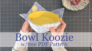 Bowl Koozie with FREE PDF Pattern [upl. by Nilyram]