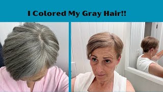 Ion Demi Permanent for Gray Hair  Color Gray the Easy Way  Amazing Results [upl. by Hayikat]