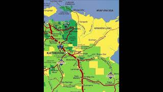 map of Northern Territory  Australia [upl. by Rosenblatt]