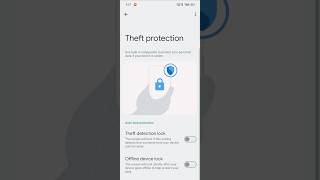 How to onTheft protection Mobile Theft protection [upl. by Jadd]