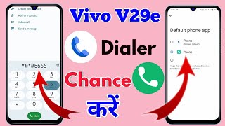 how to change google dialer vivo v29e vivo v29e dialer change [upl. by Tamera]