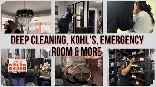 GET IT ALL DONE  DEEP CLEANING FOR PARTY KOHLS SHOP amp HAUL  EMERGENCY ROOM VISIT AND MUCH MORE [upl. by Cower]