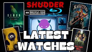 Latest Watches 4K BluRay and streaming Including my thoughts on THE DEMON DISORDER 2024 [upl. by Simmons]