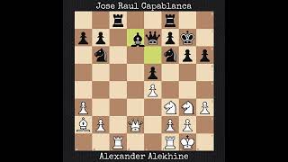 Alexander Alekhine vs Jose Raul Capablanca  World Championship Match 1927 [upl. by Odnamra]