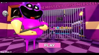 CATNAP BARRYS PRISON RUN Obby  Scary Obby Live Stream roblox [upl. by Otxilac671]