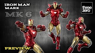 THREEZERO Iron Man Mark 6 Preview [upl. by Llenil]